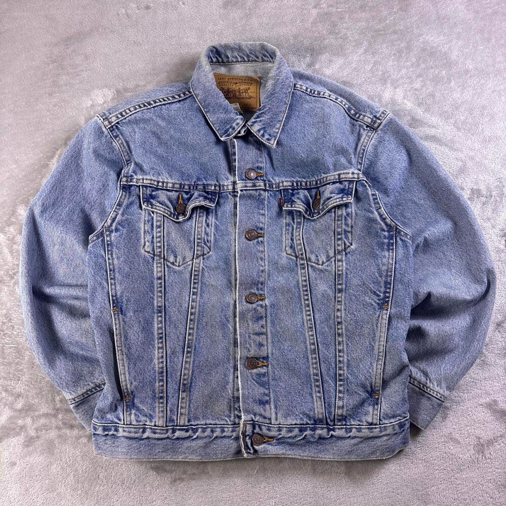 Vintage 1998 Levi’s Trucker Denim Jacket Women’s 16/18 Blue 57511-0214